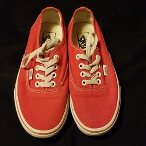Van's Red Sneakers